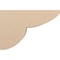 Ekena Millwork 10"W x 30"D x 20"H Classic Crestline Rough Cedar Woodgrain TimberThane Corbel, Primed Tan CORUR10X30X20CRERCPR - alternate 6